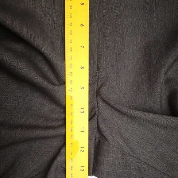 NWT Worthington Ladies Size 18 Dark Grey Modern Fit Straight Legs Crop Pants - Picture 14 of 15